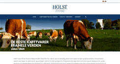 Desktop Screenshot of holst-foods.no