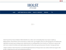 Tablet Screenshot of holst-foods.no